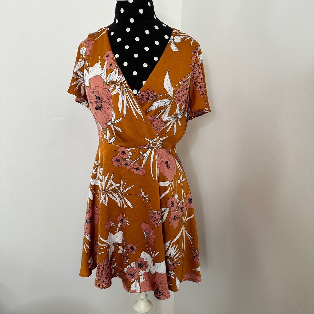 Golden Rod Fit and Flare Dress!